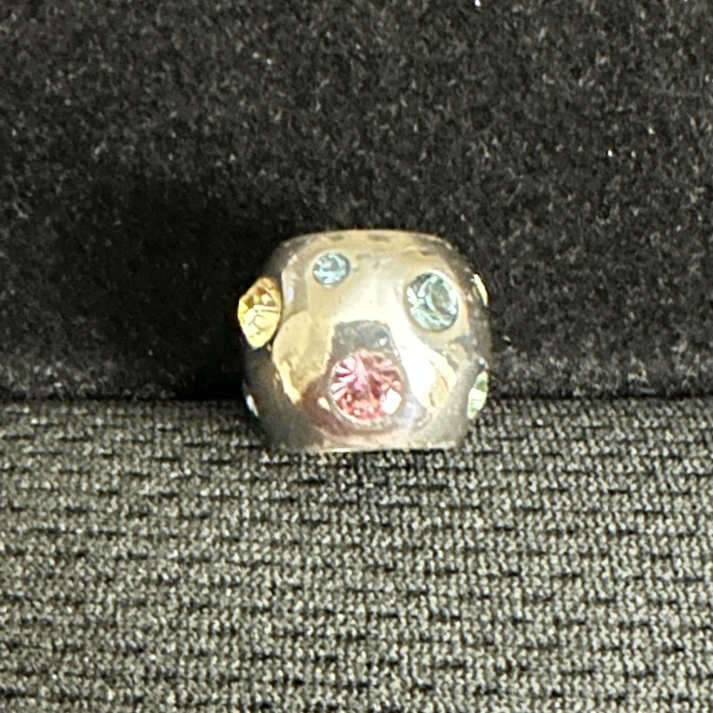 Brighton bead with pastel stones